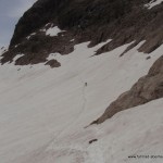 Schneefelder in den Allgäuer Alpen