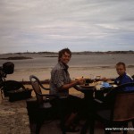 Terrasse mit Meeresblick - Bretagne-Radreise