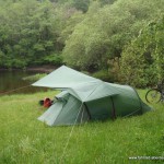 Zelt und Tarp - Großbritannien-Radreise