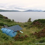 Zelten auf Skye - Schottland-Radreise