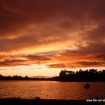 Sonnenuntergang in den Highlands