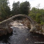 Steinbrücke Carrbridge-Schottland