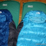 Outdoor-Schlafsack mit Schlafmatte