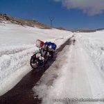 Mit Fahrrad und E Bike im Winter in Armenien