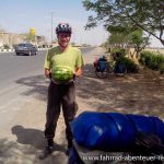 Pause mit Wassermelone