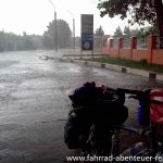 Wolkenbruch in Samarqand