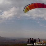 Gleitschirmfliegen in Kirgistan