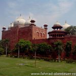 am Taj Mahal in Agra