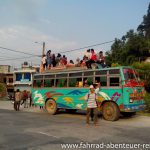 Bus in Nepal