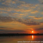 Sunset am Mekong