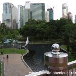 Der Park hinter den Petronas-Twin-Towers