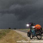 Radfahren bei Regen