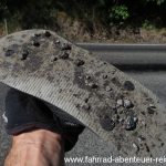 klebriger Asphalt