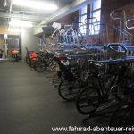 Bike-Park einer Firma