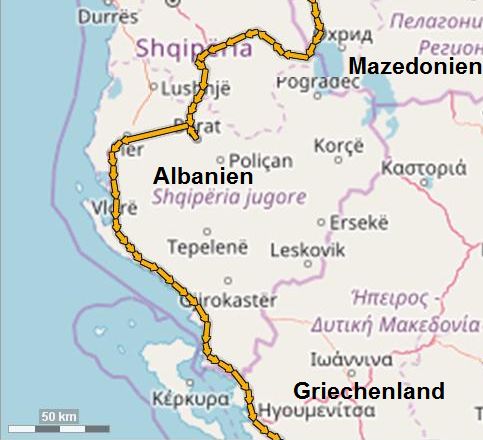 Albanien-Süd