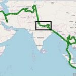 Indien Nordwest Weltkarte