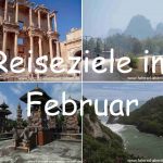 Reiseziele im Februar