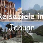 Reiseziele im Januar