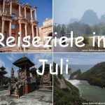 Reiseziele im Juli