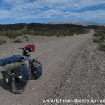 Schotterpiste in Patagonien - Radreisen in Argentinien