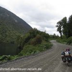 Schotterpiste Carretera Austral per Fahrrad