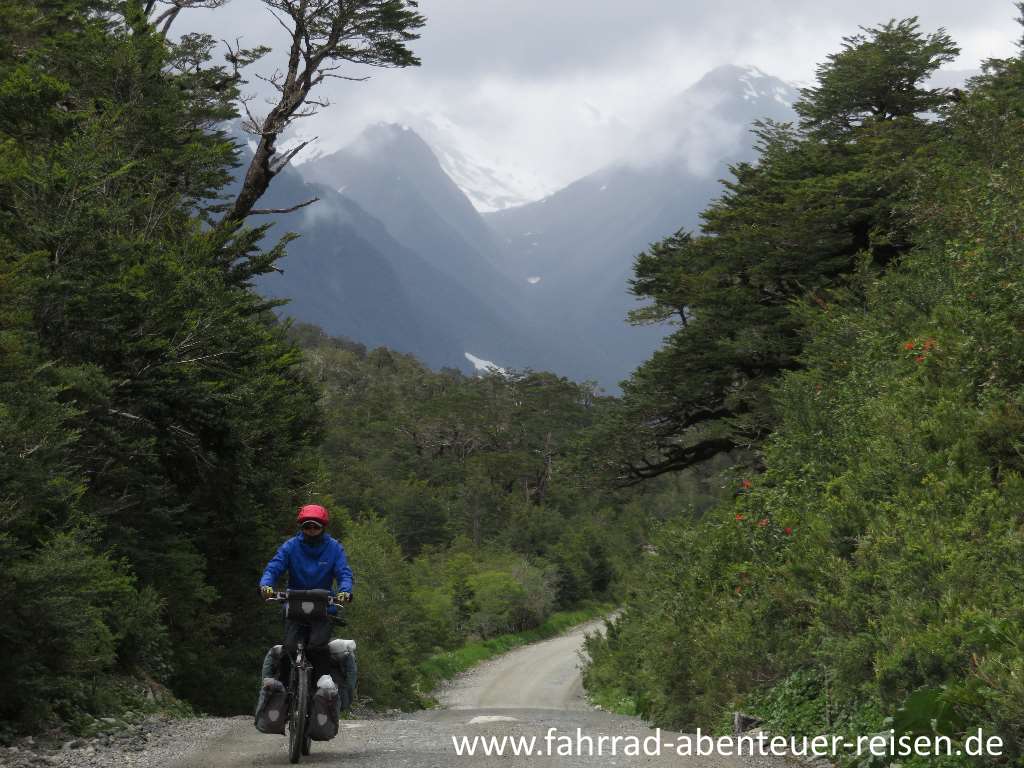 Carretera Austral in Chile der Fahrrad Roadtrip im
