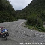 Schotterpiste Carretera Austral per fahrrad