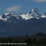 schroffe Berge in Patagonien