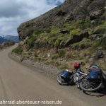 starker Wind in Patagonien