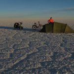 Zelten auf dem Salzsee Salar de Uyuni