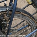 Schlamm am Fahrrad in Peru