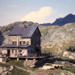 Berghütte in den Alpen