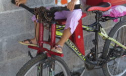 Fahrrad Kindersitz in Mexiko
