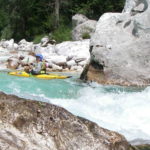 Wildbach in den Alpen