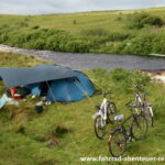 Zelten auf Radreisen und Fahrradtouren