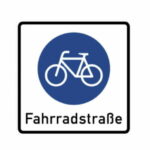 244.1 Fahrradstraße - Verkehrszeichen