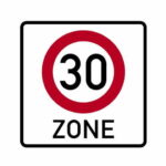 274.1 Tempo 30 Zone - Verkehrszeichen