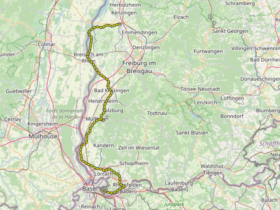 Oberrhein-Römer-Radweg