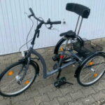 Senioren Fahrrad Dreirad mit Lehne