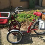 Senioren Fahrrad Dreirad vorne zweispurig