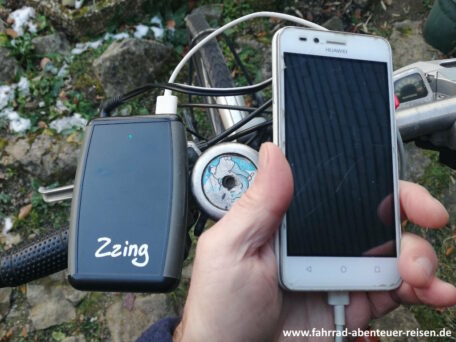 Handy laden per Nabendynamo